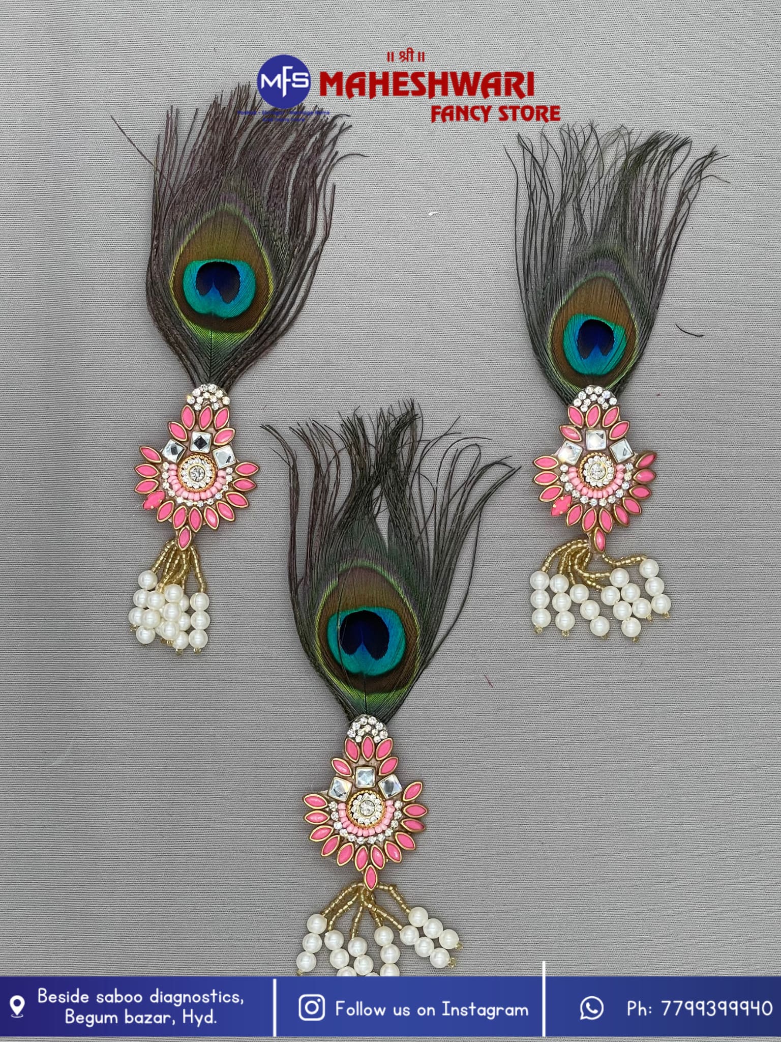 Morpankh Swagat Brooch